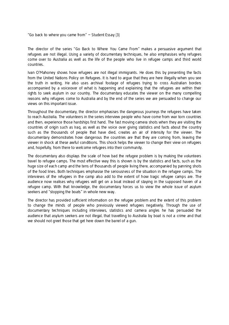refugee in australia essay